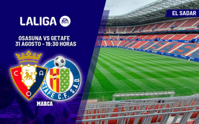 Osasuna – Getafe: horario y dónde ver hoy en TV y canal del partido de LaLiga EA Sports