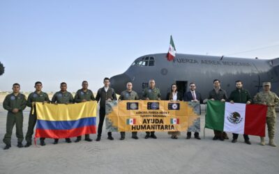 México manda casi 20 toneladas de ayuda y militares a Colombia tras sismo