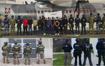 20 integrantes del CJNG son capturados en operativos simultáneos en Michoacán, Jalisco e Hidalgo