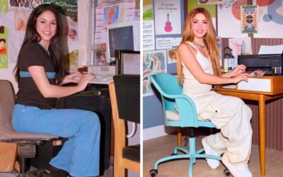 Shakira recrea su icónico meme frente a un CPU casi 20 años después