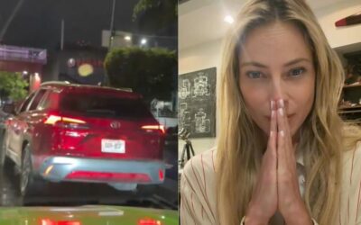 Vanessa Huppenkothen vive momentos de terror tras persecución de presuntos montachoques | VIDEO