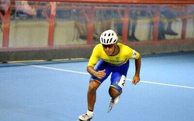 JCC 2026: Colombia domina los 1,000 metros en el patinaje