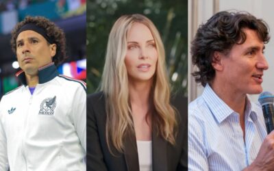 Memo Ochoa, Charlize Theron y Justin Trudeau juntos en México; ¿De qué se trata?