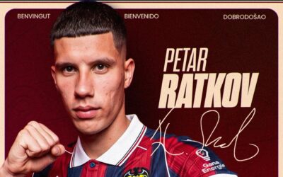 El delantero Petar Ratkov, undécimo fichaje del Levante