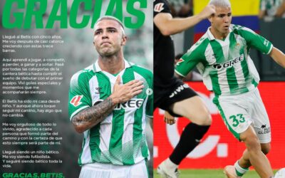 La emotiva carta de despedida de Pablo García al Betis: «Seguiré siendo bético toda la vida»