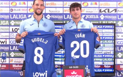 El Getafe presenta a Nemanja Gudelj e Iván Azón
