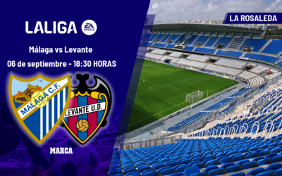 Málaga – Levante: horario y dónde ver hoy en TV y canal del partido de la jornada 4 de LaLiga EA Sports