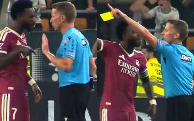 El momento en que Hernández Hernández amonestó a Vinicius y que indigna a Mourinho: «Es el capitán»