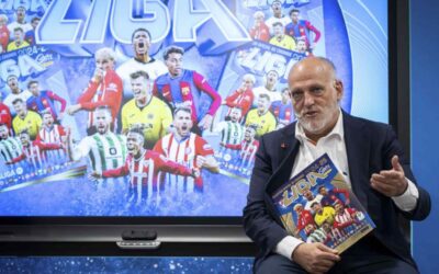 Tebas confirma que denunciarán los cánticos racistas en los aledaños del Bernabéu: «Lo llevaremos a los organismos correspondientes»