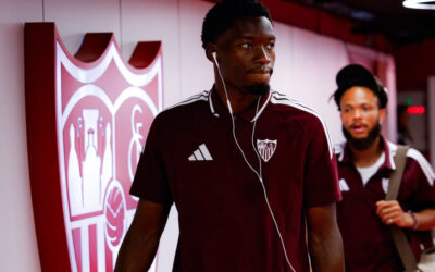 La madurez de Agoumé: «Mi cabeza siempre ha estado en el Sevilla»