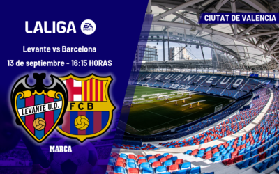Levante – Barcelona: horario, dónde ver hoy en TV y canal del partido de LaLiga EA Sports