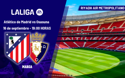 Atlético de Madrid – Osasuna: horario y dónde ver en TV hoy el partido de LaLiga EA Sports