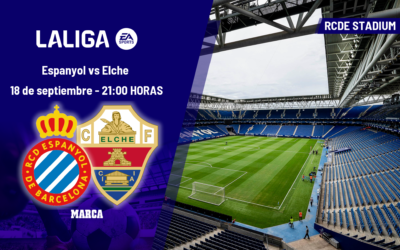 Espanyol – Elche: horario, dónde ver en TV y canal del partido de LaLiga EA Sports