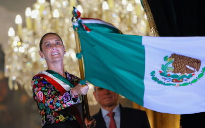 “¡Viva México libre, independiente y soberano!”, grita Sheinbaum