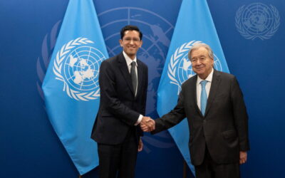 Guterres se reúne con el canciller Velasco y reconoce a México como socio fundamental de la ONU
