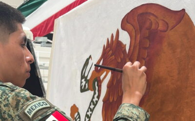 De Iztapalapa al Zócalo: así confeccionan la bandera que usará Sheinbaum este 15 de septiembre