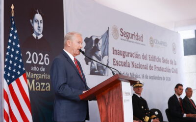 Embajador de EU, Ronald Johnson, presume inversión «histórica» para apoyar a México ante desastres naturales