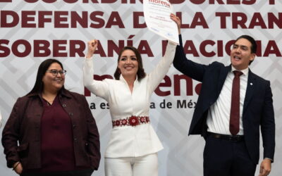 Jasmine Bugarín, de priista a carta de la alianza Morena-Verde para buscar Nayarit en 2027