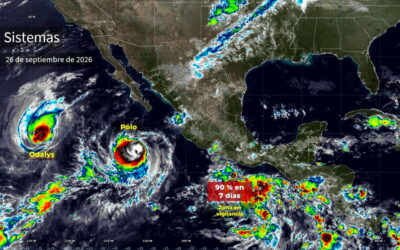 Huracán Polo tendrá doble impacto en México: SMN prevé que golpee BCS y luego llegue a Sonora