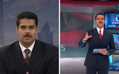 Así se veía Javier Alatorre hace 32 años cuando comenzó Hechos en TV Azteca 