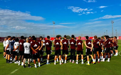 El Sevilla ultima la preparación del Trofeo Antonio Puerta