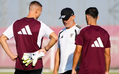 García Plaza aprieta: «Esperamos más goles de los delanteros»