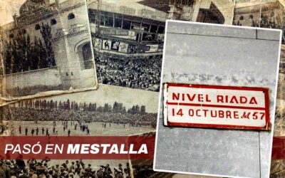 Qué pasó en Mestalla… un 14 de octubre: la riada de 1957 y el estadio anegado por completo de agua