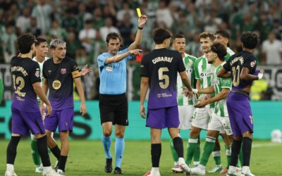 El Betis presentará este martes alegaciones al acta de De Burgos por la expulsión de Facundo Bernal