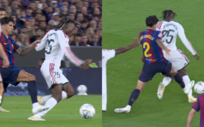 El pisotón que enciende al madridismo: ¿era roja a Cancelo?