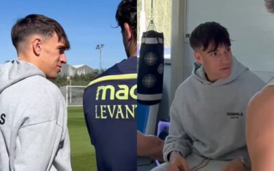 Carlos Espí visita a «su» Levante
