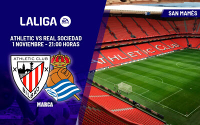 A qué hora es el Athletic – Real Sociedad : horario y dónde ver hoy en TV y canal del partido de Liga