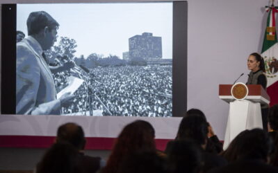 “Llegó hasta mi vecindad”: Sheinbaum rinde homenaje a Cárdenas en la mañanera y recuerda cómo lo conoció