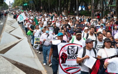 Pese a aumento del 8% para trabajadores del IMSS, la marcha de hoy 21 de octubre se mantiene