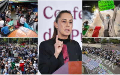 Pese a ser más popular que AMLO, Sheinbaum enfrenta descontento social por desabasto de medicinas y bajos salarios