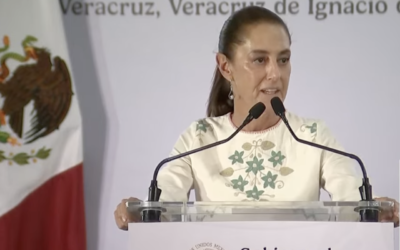 Sheinbaum inaugura Puente de Acceso al Puerto de Veracruz, obra solicitada desde hace 20 años