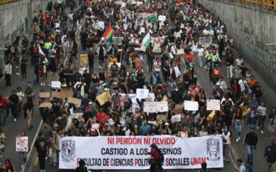 Marcha del 2 de octubre arranca en CDMX; se registra confrontación en Metro Tlatelolco