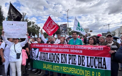 Trabajadores del IMSS marchan en CDMX: “Esto es por la salud de los mexicanos”
